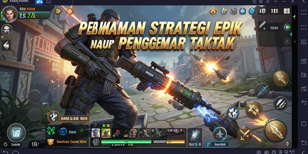 Tampilan gameplay epik 116X dengan strategi yang mendebarkan.