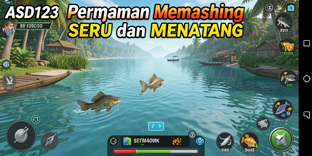 Tampilan gameplay <strong>ASD123</strong> menampilkan pengalaman memancing yang seru dan realistis.