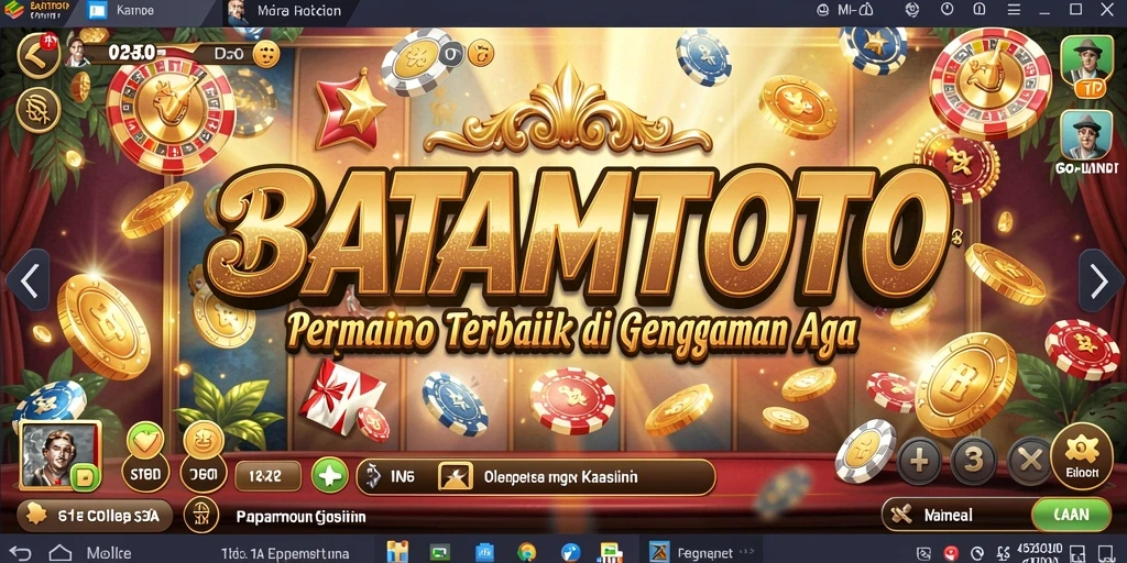 Screenshot gameplay BATAMTOTO menampilkan aksi Kasino yang mendebarkan.