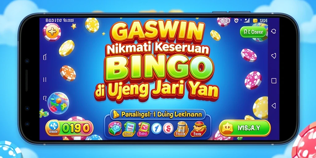 Screenshot GASWIN menampilkan kegembiraan permainan Bingo yang mendebarkan.