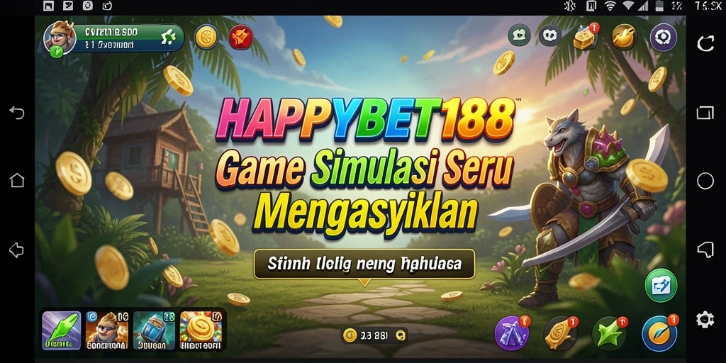 Screenshot gameplay yang menampilkan interaksi dan eksplorasi dalam <strong>HAPPYBET188</strong>.