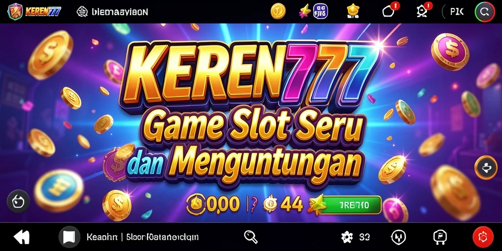 Tampilan gameplay Slot KEREN777 yang seru dan mengasyikkan.