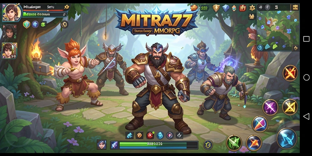 Screenshot gameplay <strong>MITRA77</strong> yang menampilkan aksi seru di dunia MMORPG.