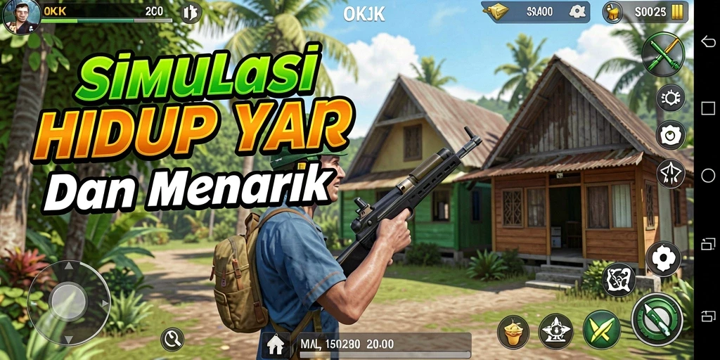 Tampilan gameplay OKJK yang menarik dan interaktif.