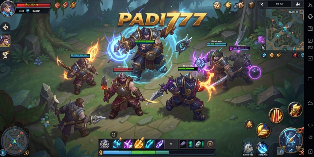 Screenshot utama PADI777 menampilkan aksi bertarung yang mendebarkan dalam ARPG.