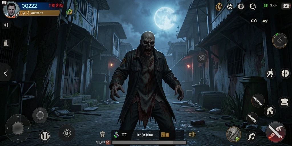 Screenshot menampilkan momen mendebarkan dalam gameplay QQ222.