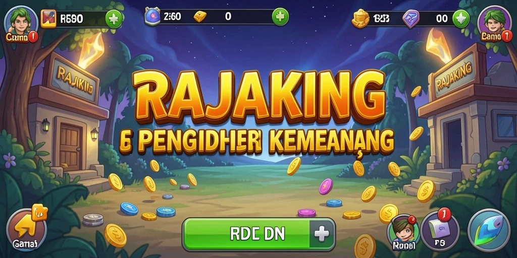 Gameplay menarik RAJAKING dengan berbagai fitur idle yang menyenangkan.