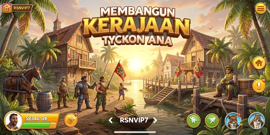 Tangkapan layar utama RSNVIP7 menampilkan momen epik dalam gameplay Tycoon.