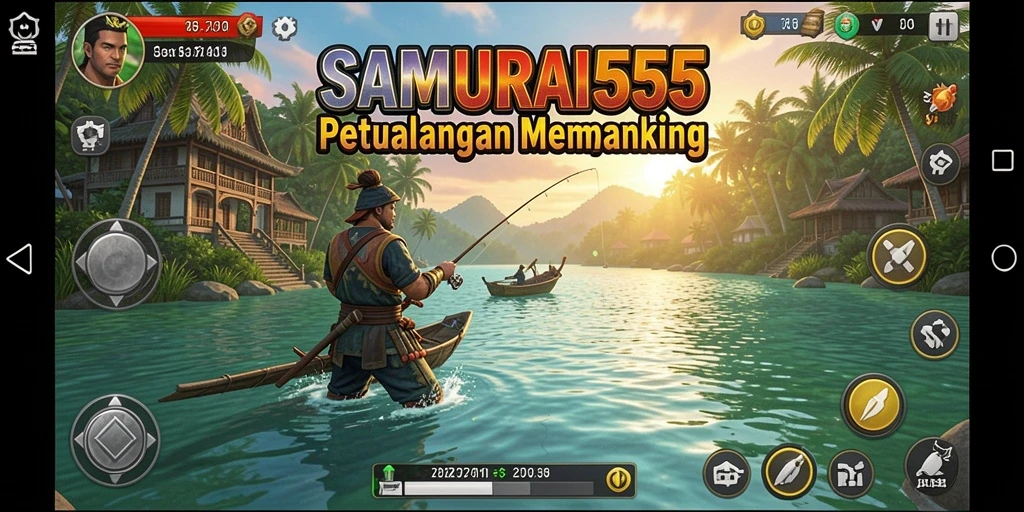 Gameplay menarik saat memancing berbagai ikan di SAMURAI555.