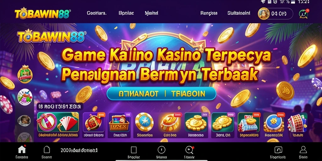 Tampilan gameplay TOBAWIN88 yang menarik dan mendebarkan.