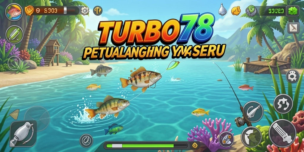 Gameplay TURBO78 dengan aksi memancing yang seru dan menantang.