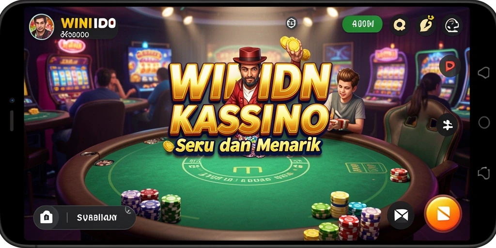 Gameplay seru di WINIDN dengan berbagai pilihan permainan Kasino.